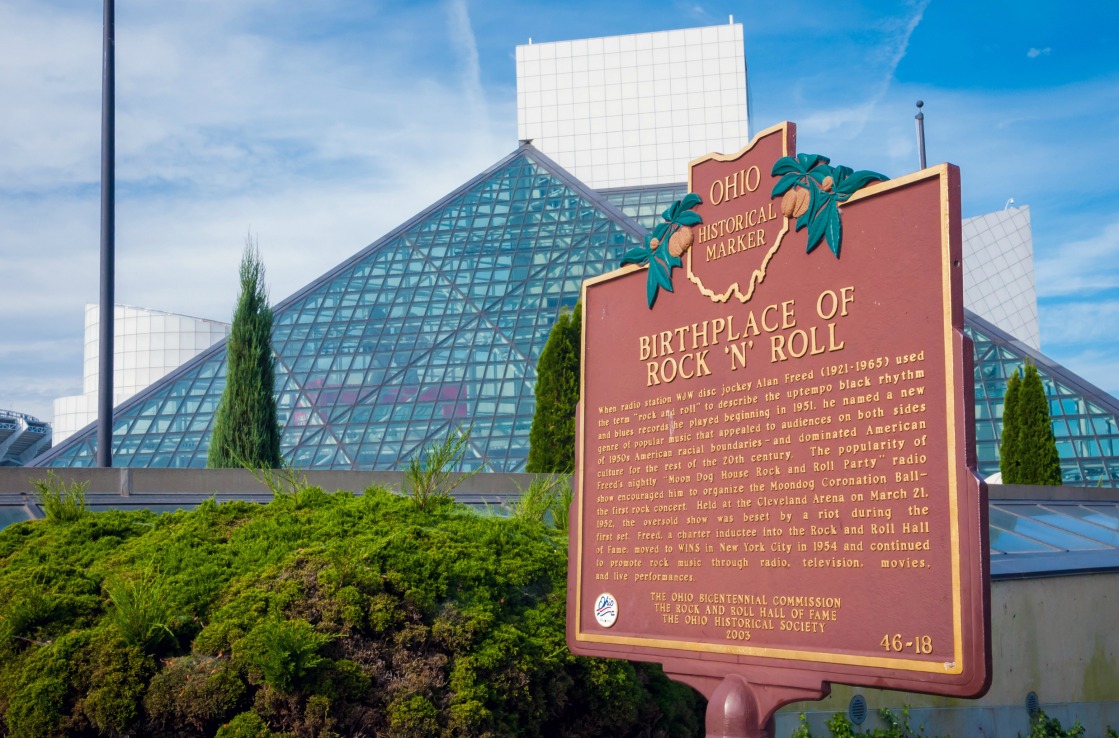 Die Rock'n'Roll Hall of Fame in Cleveland